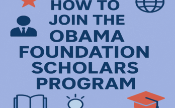 Obama Foundation Scholars Program