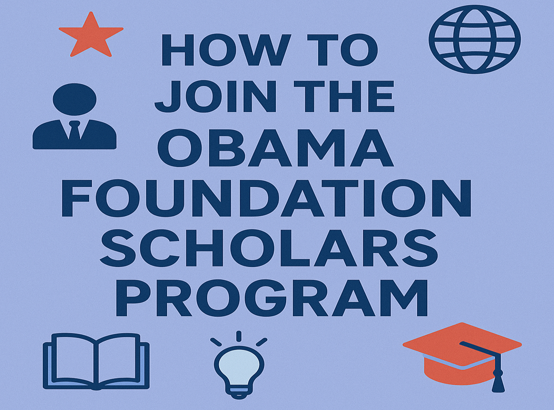 Obama Foundation Scholars Program